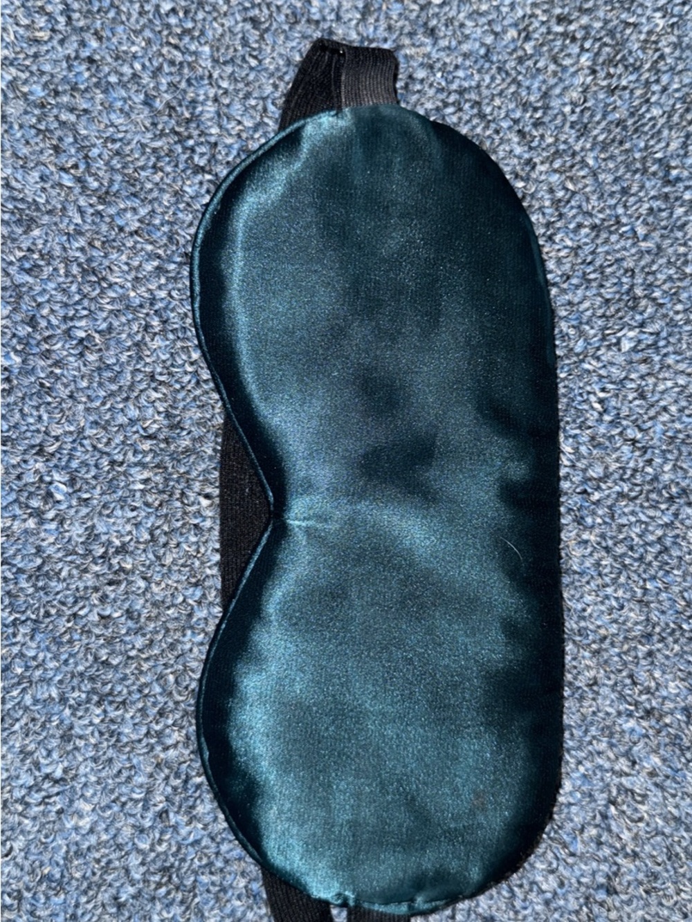 Silk-Like Dark Teal Sleep Mask for Men